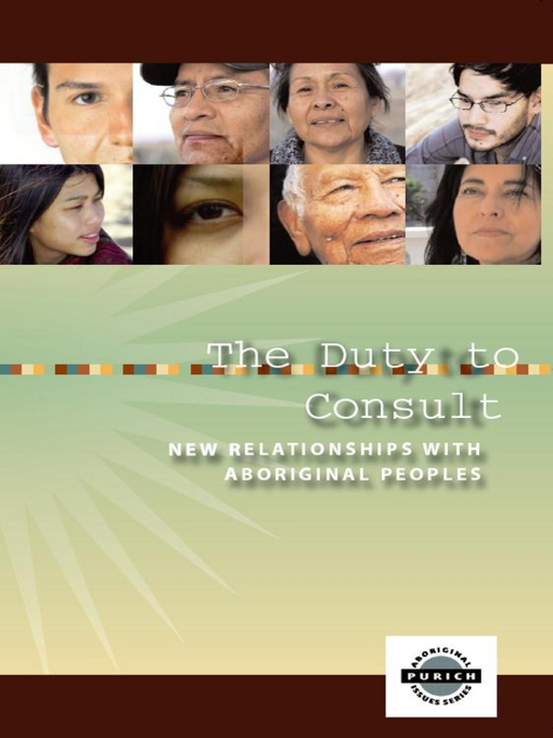 Title details for The Duty to Consult by Dwight G. Newman - Available